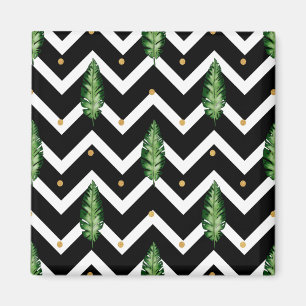 Tropical Floral Vines Magnet
