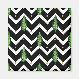 Tropical Floral Vines Magnet