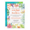 Tropical Floral Watercolor Modern Beach Wedding