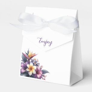 Tropical Floral-Wedding Favour Box