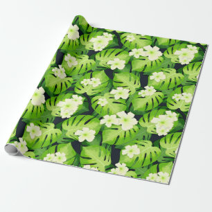 Tropical Floral Wrapping Paper