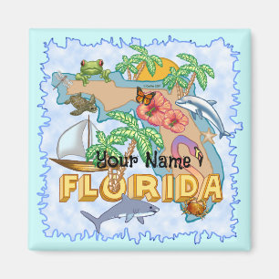 Tropical Florida Magnet