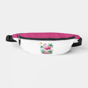 Tropical/Florida pink flamingo Bum Bags