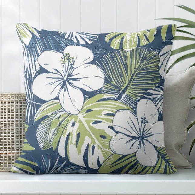 Tropical Flower Accent Pillow (Creator Uploaded)