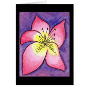 Tropical Flower Card