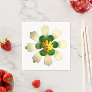 Tropical Flower Floral Spring Summer Wedding MOD Napkin