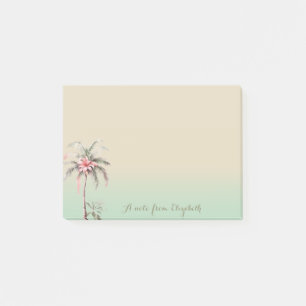 Tropical Flower Palm Tree Post-it Notes