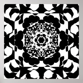 Tropical flower poster