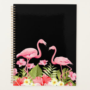 Tropical Flowers and Flamingos Design Planner