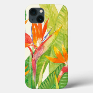 Tropical Flowers Bird of Paradise iPhone 13 Case
