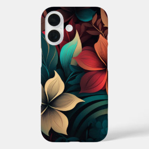 Tropical Flowers iPhone 16 Case