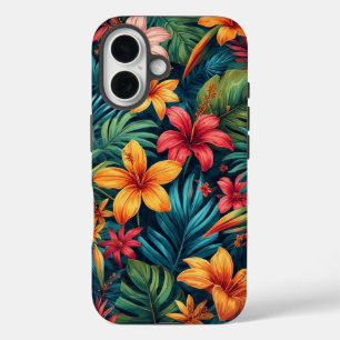 Tropical Flowers  iPhone 16 Case