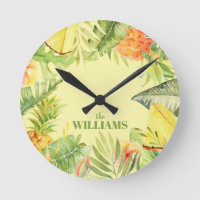 Tropical Flowers Fruit Greenery