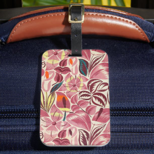 Tropical Flowers   Luggage Tag