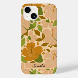 Tropical Flowers Personalised Case-Mate iPhon Case-Mate iPhone 14 Case