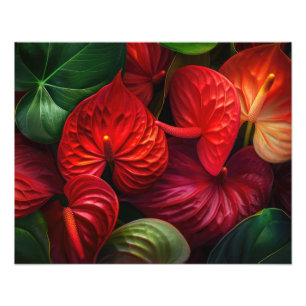Tropical Flowers Photo Print