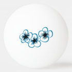 Tropical Flowers Ping Pong Ball