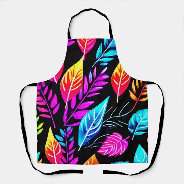 Tropical Foliage: Leaf Art Apron (Front)