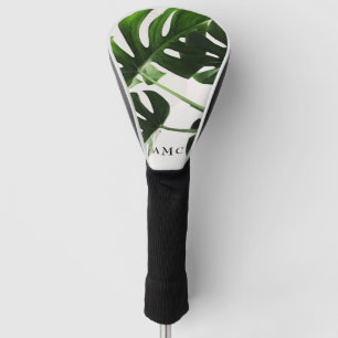 Tropical Foliage Monogram Golf Head Cover