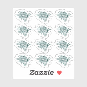 Tropical Foliage Palm Leaf Greenery Watercolor