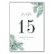 Tropical Foliage | Personalized Table Number Card