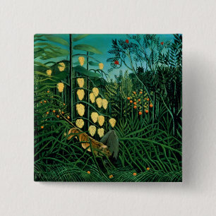 Tropical Forest 15 Cm Square Badge