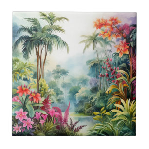 Tropical Forest Ceramic Tile
