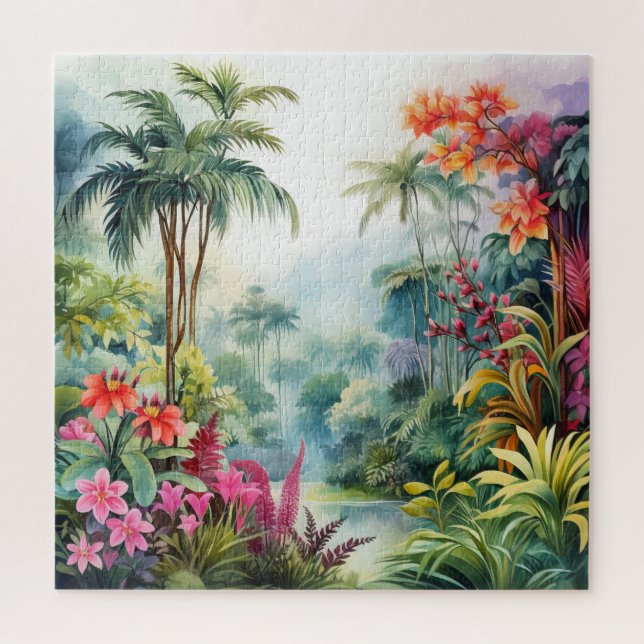 Tropical Forest Jigsaw Puzzle (Vertical)