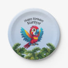 Tropical Forest Jungle Macaw Safari Parrot Bird