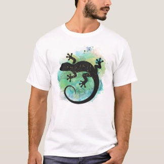 Tropical Forest Lizard Highlight Effect T-Shirt