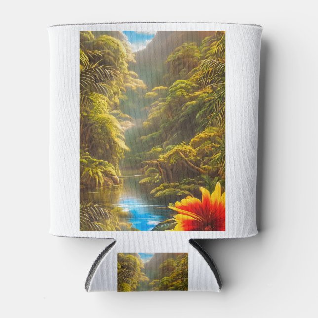 Tropical forest,river can cooler (Front)