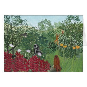 Tropical Forest with Monkeys, 1910 (oil on canvas)