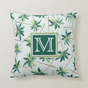 Tropical Foxtail Palm   Add Your Initial Cushion