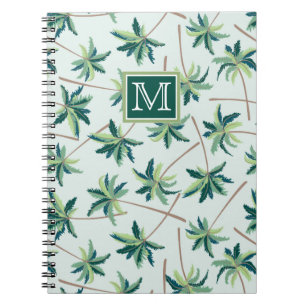Tropical Foxtail Palm Add Your Initial Notebook