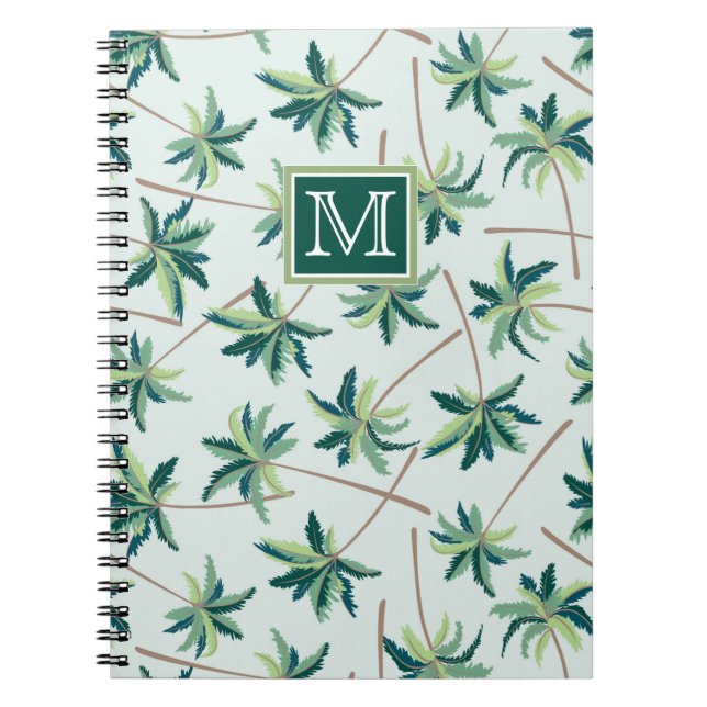 Tropical Foxtail Palm | Add Your Initial Notebook (Front)