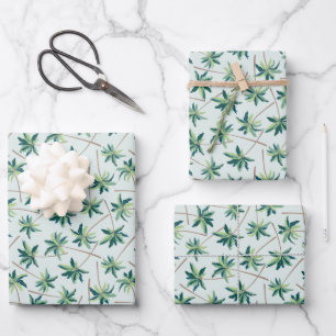 Tropical Foxtail Palm Wrapping Paper Sheet
