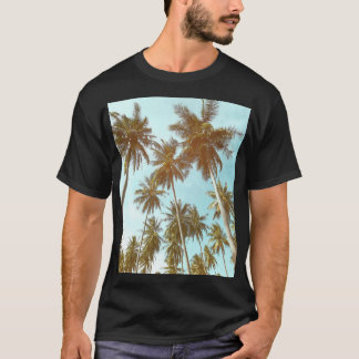 Tropical Frame: Abstract Palm Trees T-Shirt