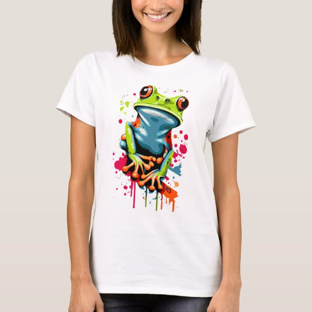 Tropical frog - frog prince T-Shirt (Front)