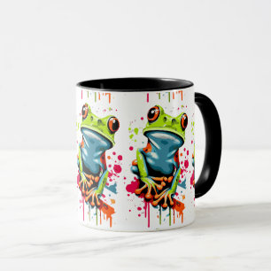 Tropical Frog Mug - Frog prince Coffee Mug 