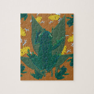 Tropical Frogs Jigsaw Puzzle