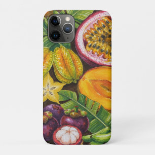 Tropical Fruit Art Exotic Kitchen Décor iPhone 11 Pro Case