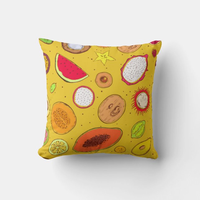 Tropical Fruit Cushion (Front)