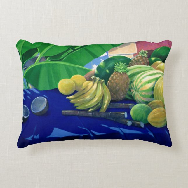 Tropical Fruit Decorative Cushion (Front)