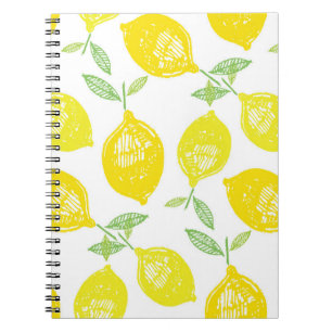 Tropical Fruit Doodle Pattern Notebook