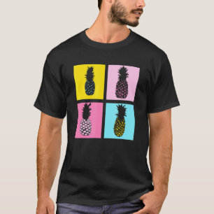 Tropical Fruit Exotic Summer Vacation Pop Pineappl T-Shirt