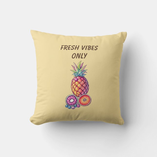 Tropical Fruit Fusion Cushion (Front)