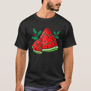 Tropical Fruit Hawaiian Summer Watermelon Christma T-Shirt