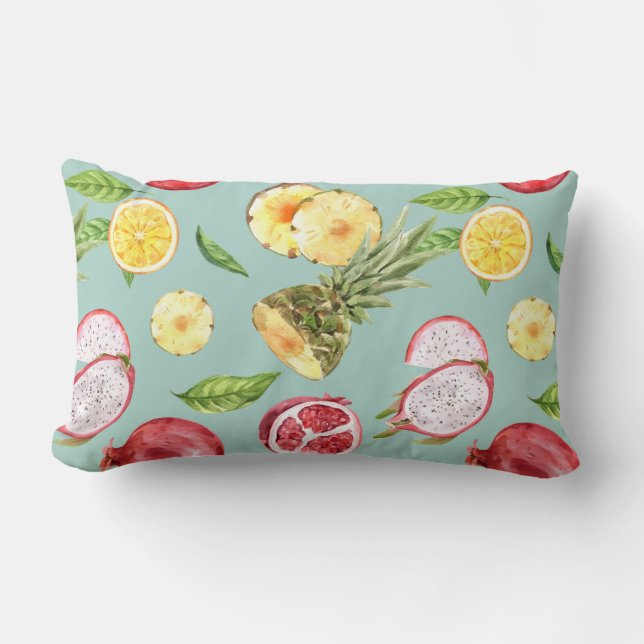 Tropical Fruit Lumbar Cushion (Front)
