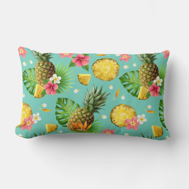 Tropical Fruit Lumbar Cushion (Front)