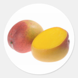 Tropical fruit - Mango Classic Round Sticker